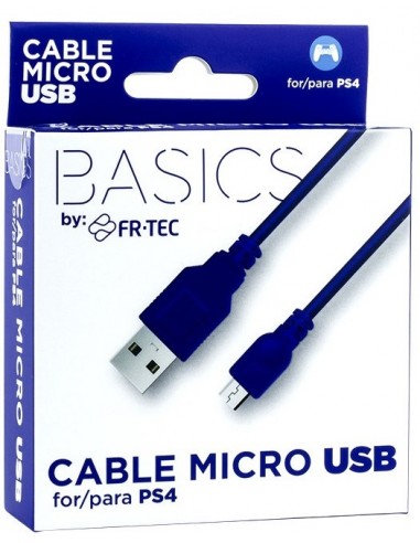 Cable Micro USB Blue - PS4