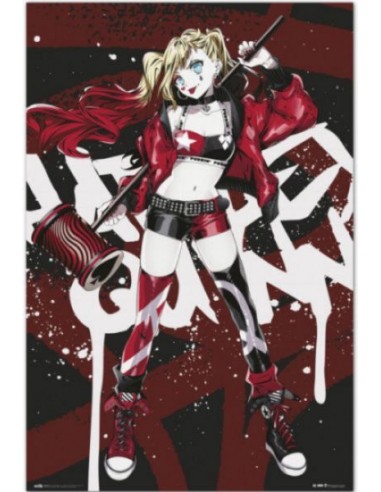 Poster DC Comics Harley Quinn Anime...