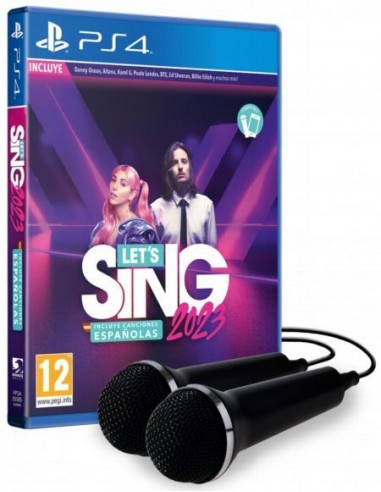 Let's Sing 2023 + 2 Micrófonos - PS4