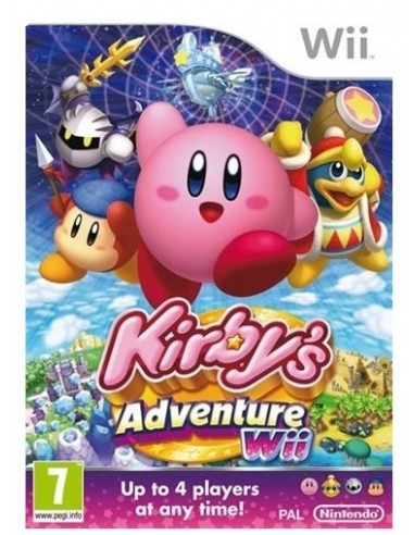 Kirby's Adventure (Portada Deteriorada) - Wii