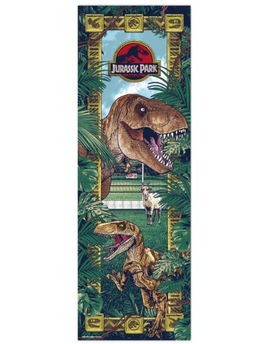 Poster Puerta Jurassic Park 53x1'58cm