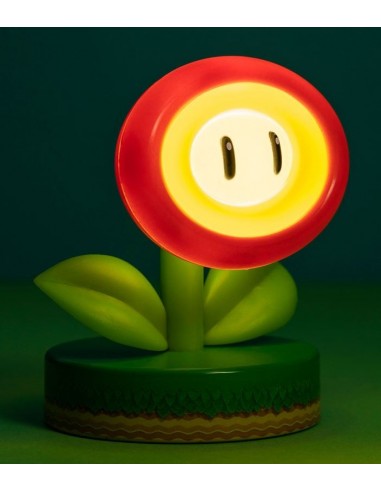 Lámpara Super Mario: Fire Flower. Merchandising