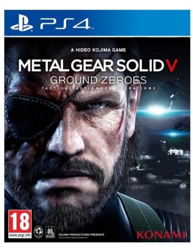 Metal Gear Solid V Ground Zeroes...
