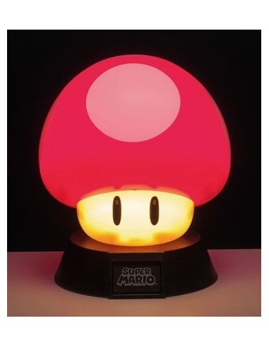 Lámpara Super Mario 3D Seta