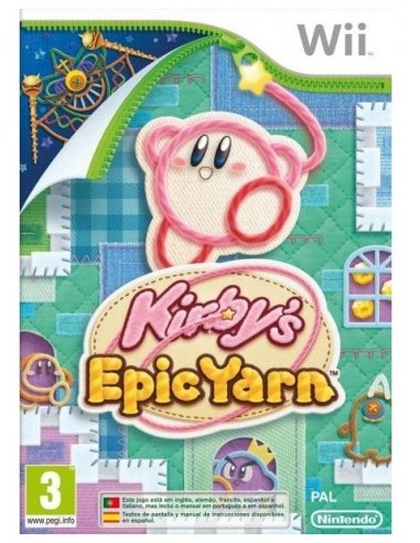 Kirby's Epic Yarn (Sin Manual) - Wii