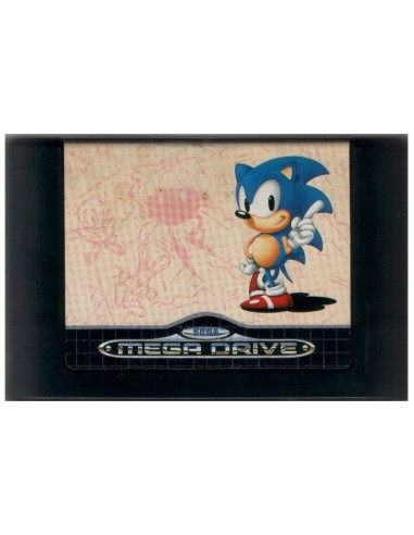 Sonic The Hedgehog (Cartucho Pegatina...