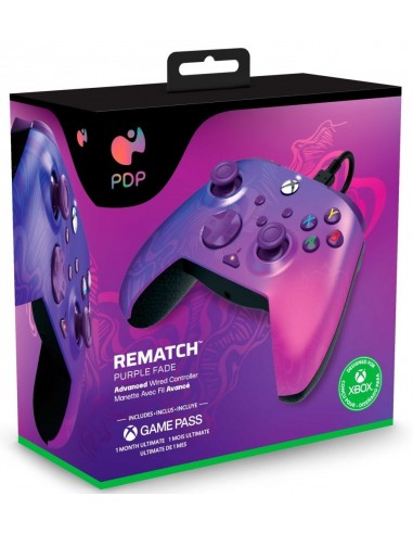Controller Wired Rematch Purple Fade
