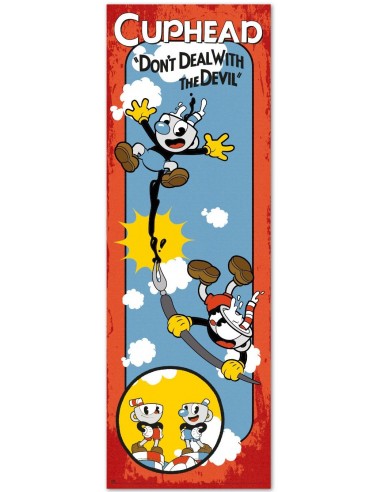 Poster Puerta Cuphead Don't Deal With...