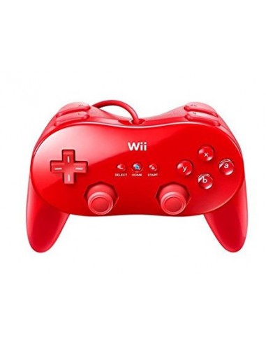 Controller Wii Clasico Pro Rojo (Sin...