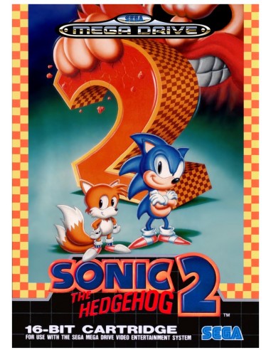 Sonic 2 (Portada con Sunfade) - MD