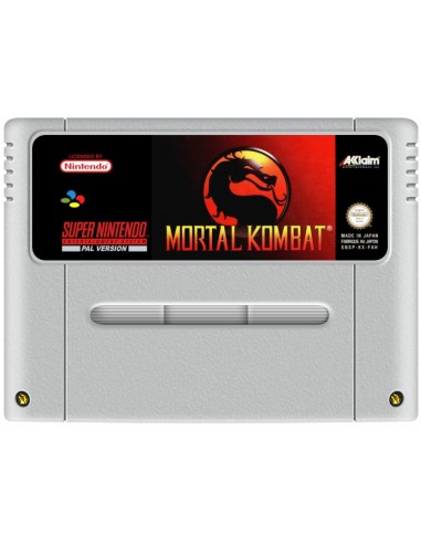 Mortal Kombat (Cartucho Parte Trasera...