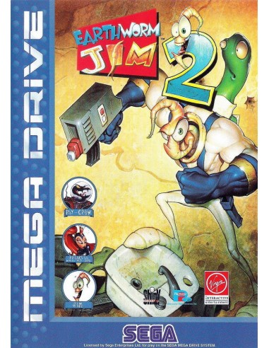 Earthworm Jim 2 (Caja Deteriorada +...