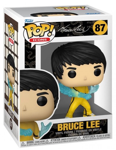 Bruce Lee POP! Icons Vinyl Figura 9 cm