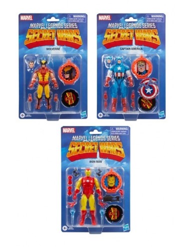 Pack 3 Figuras Retro Secret Wars...