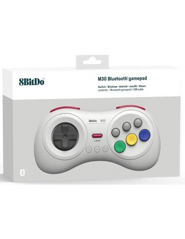 Controller 8Bitdo M30 Blanco BT (Con...