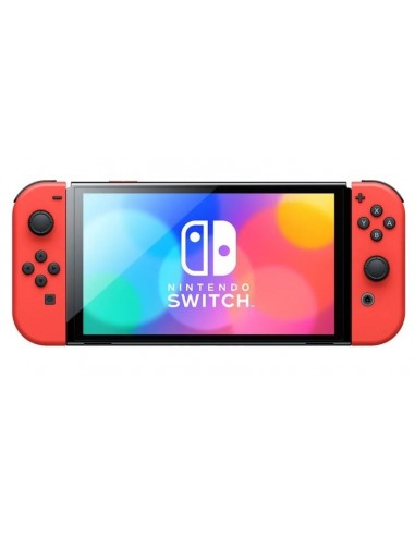Nintendo Switch OLED Rojo Neon/Rojo...