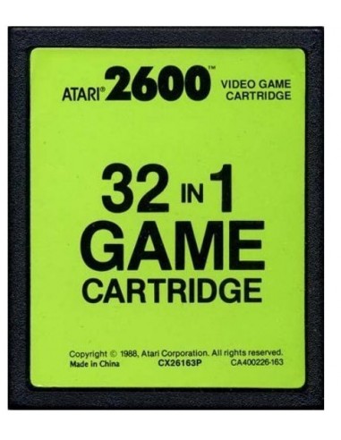 32 in 1 Game (Cartucho Pegatina...