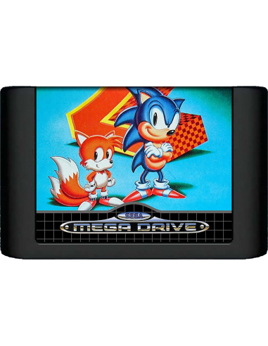 Sonic 2 (Cartucho Pegatina...