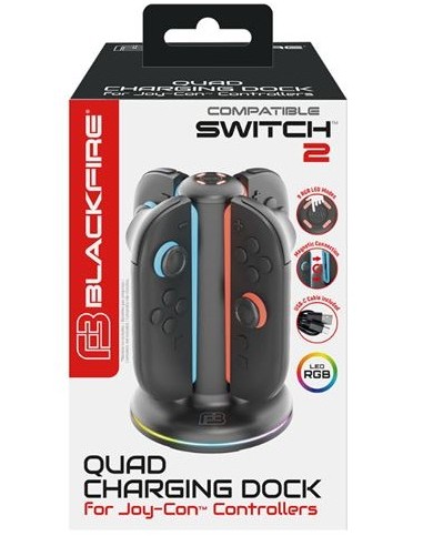 Base Carga Quadruple RGB Led para...