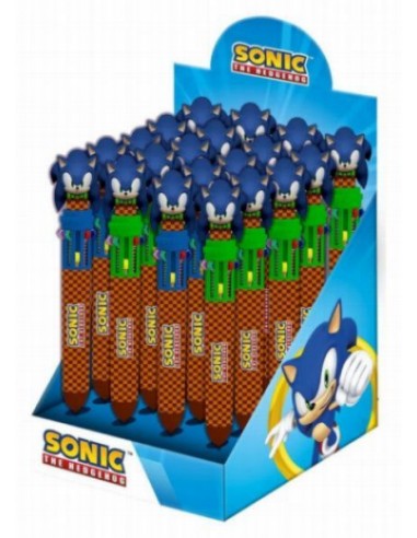 Bolígrafo 10 Colores Sonic The Hedgehog