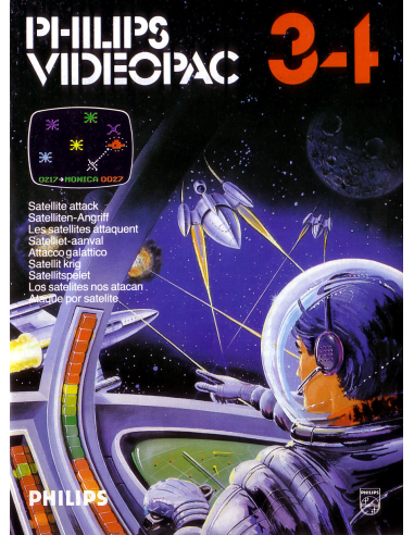 Philips Videopac 34 Satellite Attack -VD