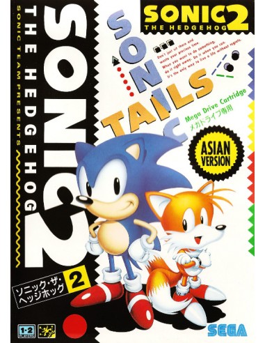 Sonic 2 (Version Asia Sin Manual) - MD