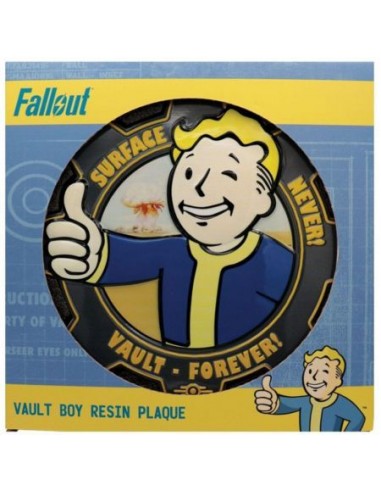 Placa de Resina Fallout Vault Boy