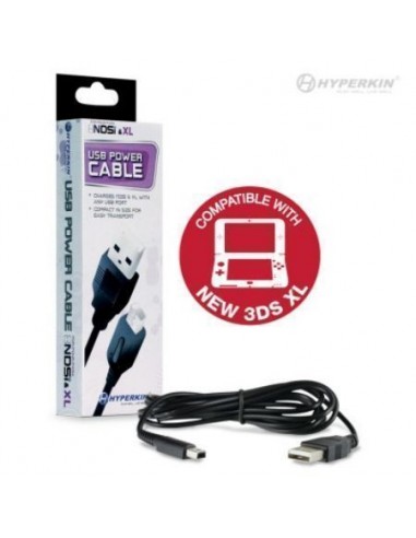 Cable USB Carga para 3DS/3DSXL/N3DS -...
