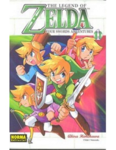 The legend Of Zelda N 9 Four Swords...