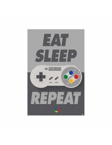 Poster Nintendo SNES Controller 61...