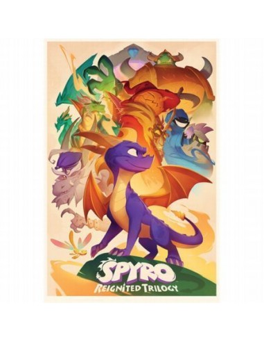 Poster Spyro animated Style61x91 5 cm