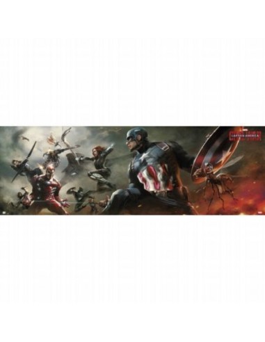 Poster Puerta Marvel captain America...