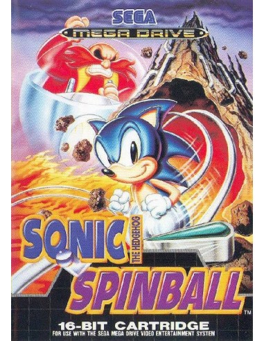 Sonic Spinball (Manual Deteriorado) - MD