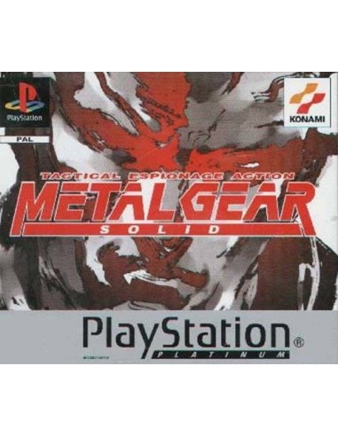 Metal Gear Solid (Platinum+PAL UK) - PSX