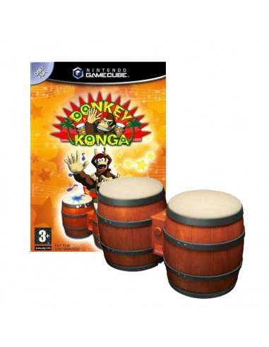 Donkey Konga + Bongos (Sin Caja) - GC