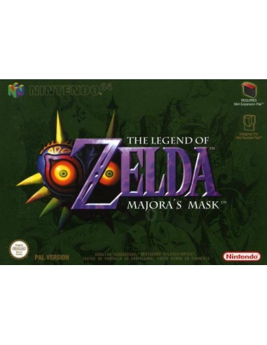 The Legend Of Zelda Majora Mask (Caja...