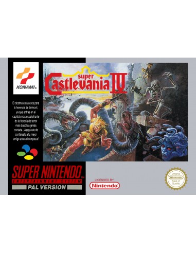 Super Castlevania IV (Pal-Esp -Manual...