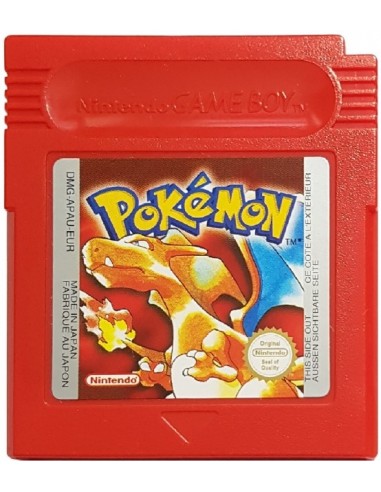 Pokemon Rojo (Cartucho Pegatina...