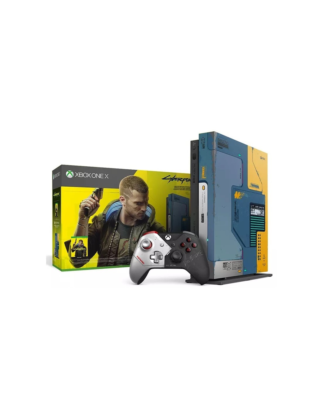 joyería Ideal Dificil Xbox One X 1TB Ed. Cyberpunk (Con Caja+Mando)