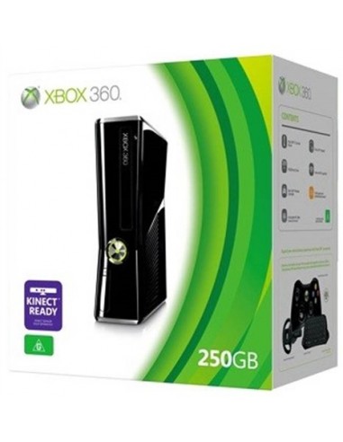 Xbox 360 Slim 250GB (Con Caja + Mando...
