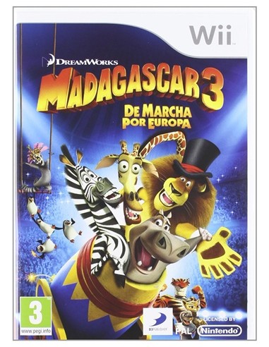 Madagascar 3 de marcha por Europa - Wii