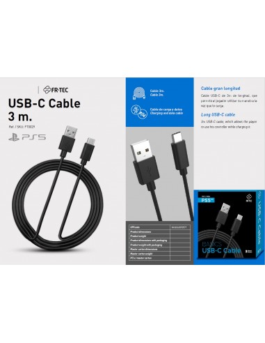 Cable USB-C 3 m. - PS5