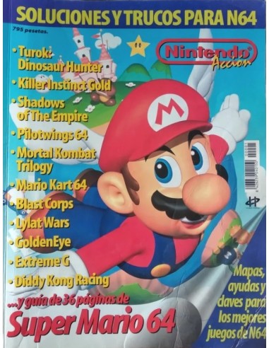 Guia Super Mario 64 Nintendo Acción