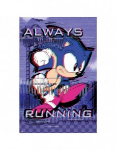 Poster Sonic Always Running...