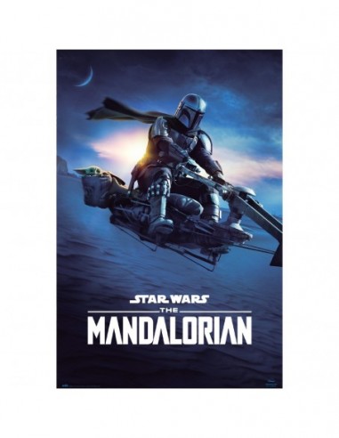 Poster Star Wars The Mandalorian Speeder