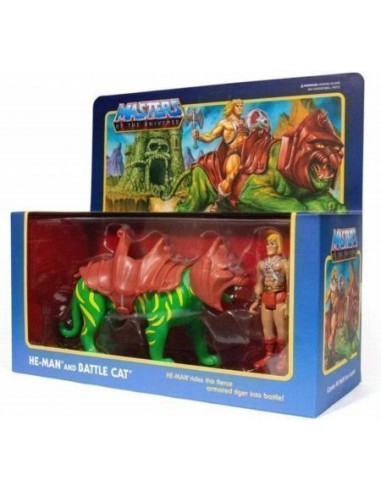 Pack 2 Figuras He-Man & Battlecat 10 cm.