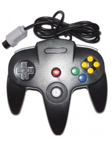 Mando Compatible Nintendo 64 Negro (OEM)