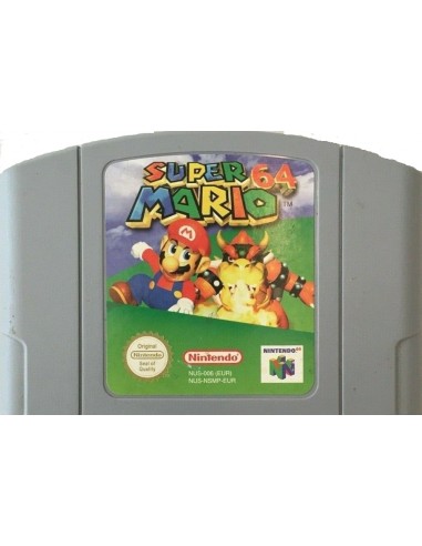 Super Mario 64 (Cartucho Pegatina...