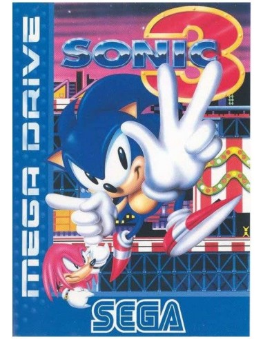 Sonic 3 (Caja Rota + Sin Manual) - MD